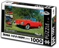 RETRO-AUTA Puzzle č. 60 Škoda 110 R Coupe (1971) 1000 dílků