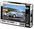 RETRO-AUTA Puzzle č. 71 Škoda 1102 TUDOR (1952) 500 dílků