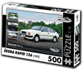 RETRO-AUTA Puzzle č. 75 Škoda RAPID 136 (1988) 500 dílků