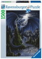 RAVENSBURGER Puzzle Černomodrý drak 1500 dílků