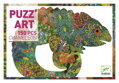 DJECO Obrysové puzzle Chameleon 150 dílků