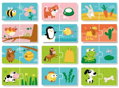 DODO Puzzle Co jedí zvířátka? 12x2 dílky