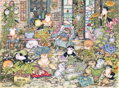 RAVENSBURGER Puzzle Crazy Cats: Kočičí život 500 dílků