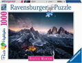 RAVENSBURGER Puzzle Dechberoucí hory: Tre Cime, Dolomity, Itálie 1000 dílků