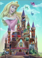 RAVENSBURGER Puzzle Disney Castle Collection: Šípková Růženka 1000 dílků