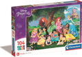 CLEMENTONI Puzzle Disney princezny 104 dílků