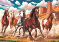 ART PUZZLE Puzzle Divoké koně v údolí 1000 dílků