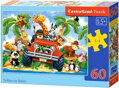 CASTORLAND Puzzle Dobráci na safari 60 dílků