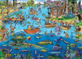 COBBLE HILL Puzzle DoodleTown: Na rybách 1000 dílků