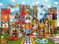 RAVENSBURGER Puzzle Eames: Domeček z karet Fantazie 1500 dílků