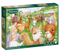 FALCON Puzzle Farma s alpakami 1000 dílků