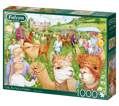 FALCON Puzzle Farma s alpakami 1000 dílků