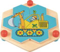 GOKI Puzzle hexagon Stavební stroje