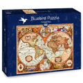 BLUEBIRD Puzzle Historická mapa 1000 dílků