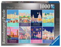 RAVENSBURGER Puzzle Londýn ve vintage stylu 1000 dílků