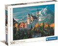 CLEMENTONI Puzzle Hrad Neuschwanstein 500 dílků
