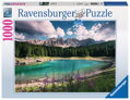 RAVENSBURGER Puzzle Jezero v Dolomitech 1000 dílků