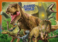 RAVENSBURGER Puzzle Jurský svět 4x100 dílků