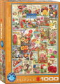 EUROGRAPHICS Puzzle Katalog semínek: Květiny 1000 dílků