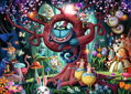 RAVENSBURGER Puzzle Skoro každý je šílený (Alenka v říši divů) 1000 dílků