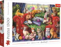 TREFL Puzzle Kočky na pohovce 1500 dílků