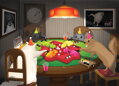 COBBLE HILL Puzzle Kočky při hře 1000 dílků