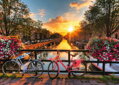 RAVENSBURGER Puzzle Kola v Amsterdamu, Nizozemsko 1000 dílků
