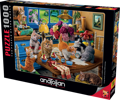 ANATOLIAN Puzzle Koťátka v kuchyni 1000 dílků