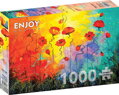 ENJOY Puzzle Kouzelné vlčí máky 1000 dílků
