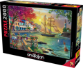 ANATOLIAN Puzzle Krásný západ slunce nad přístavem 2000 dílků