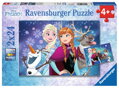 RAVENSBURGER Puzzle Ledové království: Světla severu 2x24 dílků