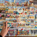 GIBSONS Puzzle Lehátka a oslíci 1000 dílků