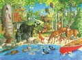 RAVENSBURGER Puzzle Lesní přátelé XXL 200 dílků