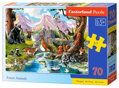 CASTORLAND Puzzle Lesní zvířátka 70 dílků