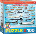 EUROGRAPHICS Puzzle Letadla 100 dílků