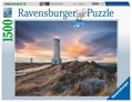 RAVENSBURGER Puzzle Magická atmosféra nad majákem Akranes, Island 1500 dílků