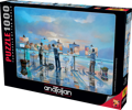 ANATOLIAN Puzzle Malování bouře 1000 dílků