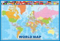 EUROGRAPHICS Puzzle Mapa světa 100 dílků