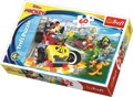 TREFL Puzzle Mickey a závodníci 60 dílků