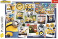 TREFL Puzzle Mimoni: Bláznivá foto kolekce 500 dílků
