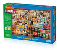 GIBSONS Puzzle Rok 1980: Nákupní košík 1000 dílků