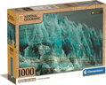 CLEMENTONI Puzzle National Geographic: Vrtulník zkoumá stěnu Hubbardova ledovce 1000 dílků