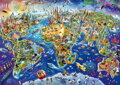 SCHMIDT Puzzle Objevuj svět 1000 dílků