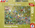 SCHMIDT Puzzle Papouščí džungle 1000 dílků