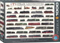 EUROGRAPHICS Puzzle Parní lokomotivy 1000 dílků