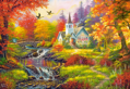 CASTORLAND Puzzle Podzimní atmosféra 1000 dílků