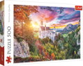 TREFL Puzzle Pohled na zámek Neuschwanstein, Německo 500 dílků