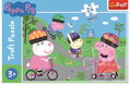 TREFL Puzzle Prasátko Peppa: Aktivní den MAXI 24 dílků