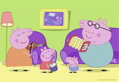 RAVENSBURGER Puzzle Prasátko Peppa: Doma 2x12 dílků