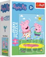 TREFL Puzzle Prasátko Peppa: Na trampolíně 20 dílků
